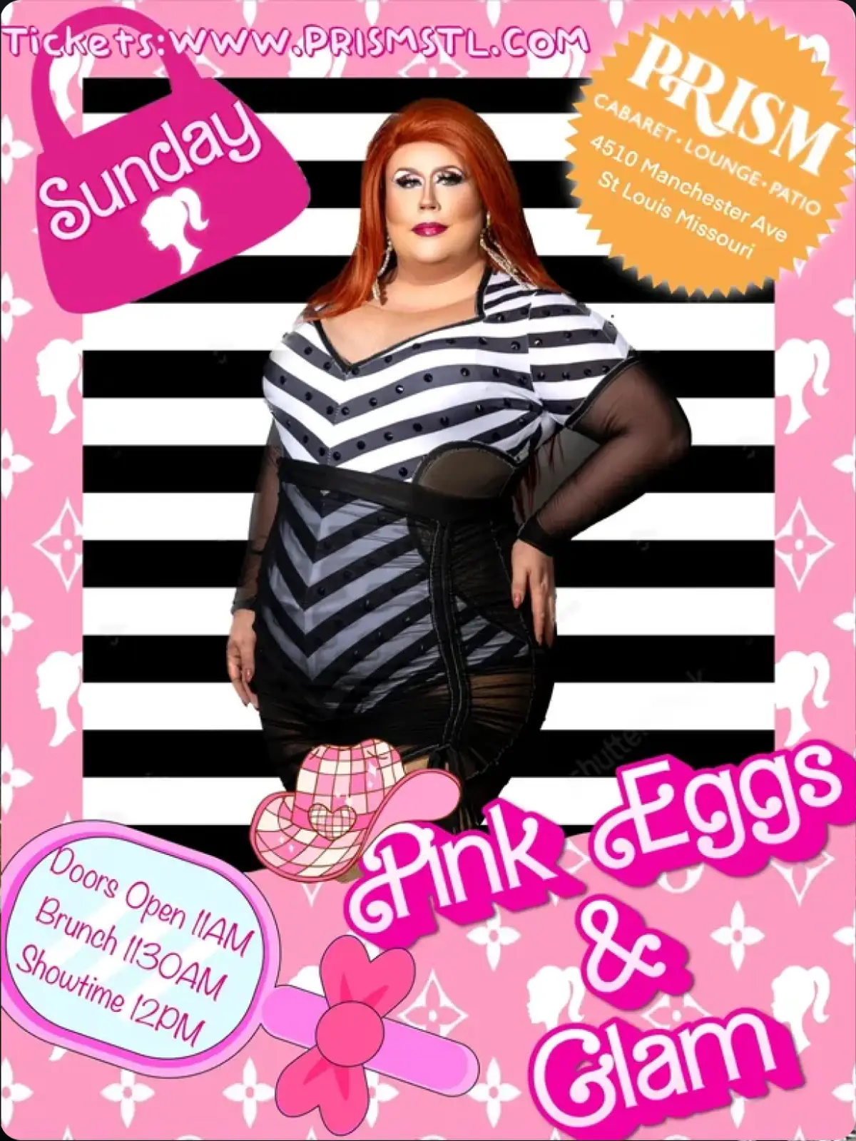 Promotional poster for drag brunch