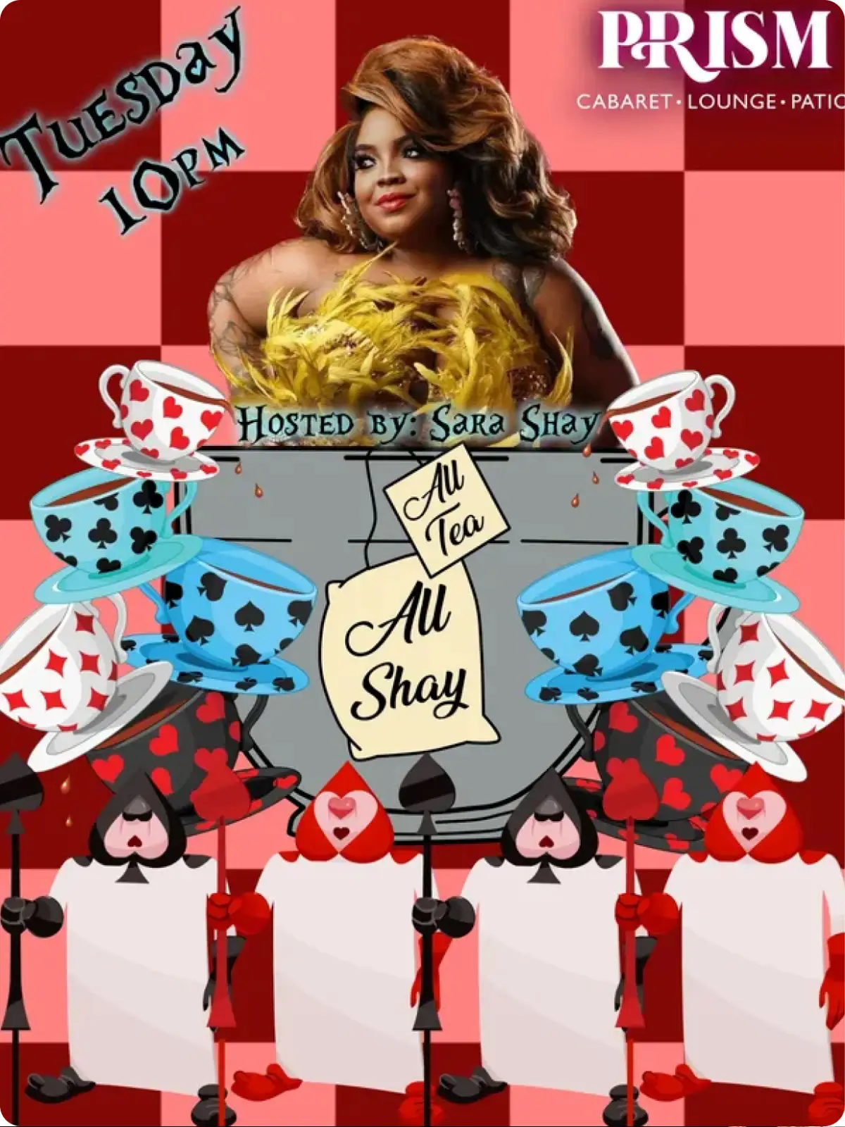All Tea All Shay event advertisement